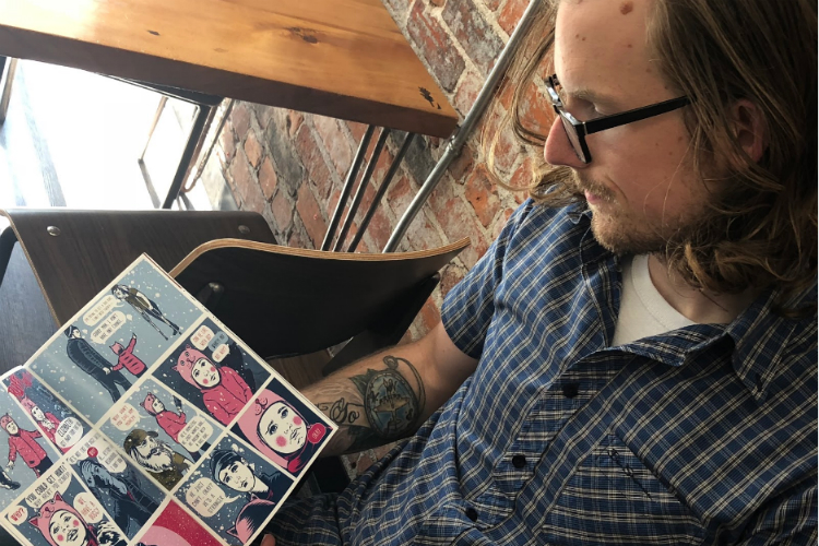 Jonathan Diener developed "Hope: A Comic for Flint" to bring more attention to the city's assets.