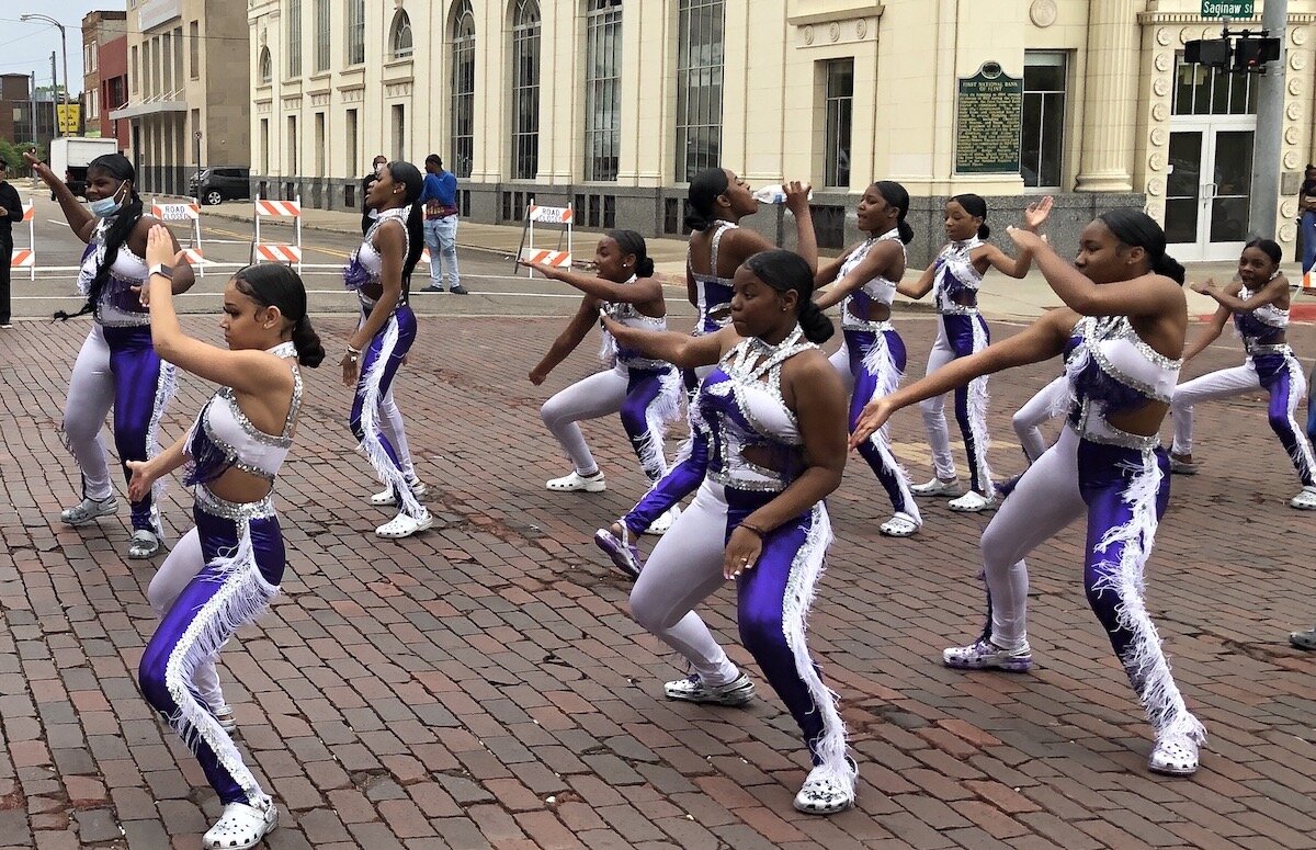 Several dance groups were among the participants in Flint's Juneteenth parade.