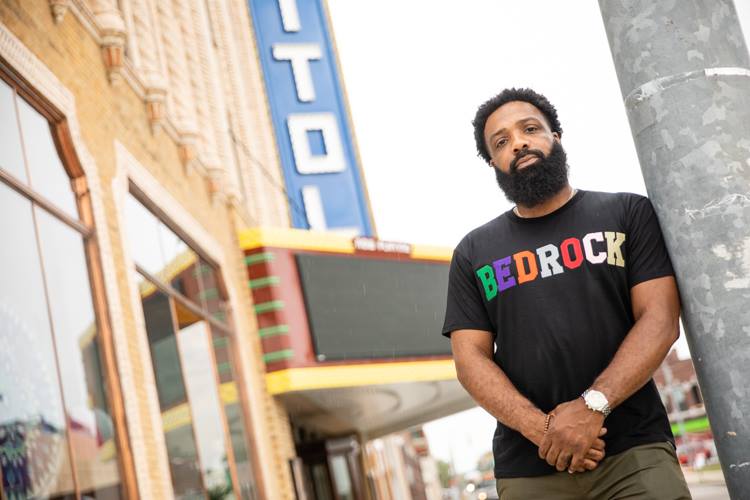 Jason Trice opened his Bedrock Apparel storefront in August at the Capitol Theatre.