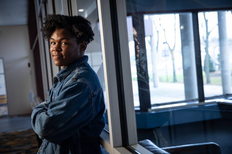 Keishaun Wade, now a senior at Flint's Southwestern Classical Academy, was one of 15 high school students nationwide honored by Yale University 