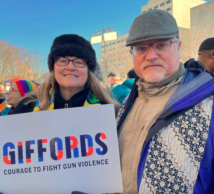 Co-ministers, Rev. Lynn Kerr and Rev. Jerry Kerr. Together, they share the full-time minister's position at Unitarian Universalist Congregation of Flint.