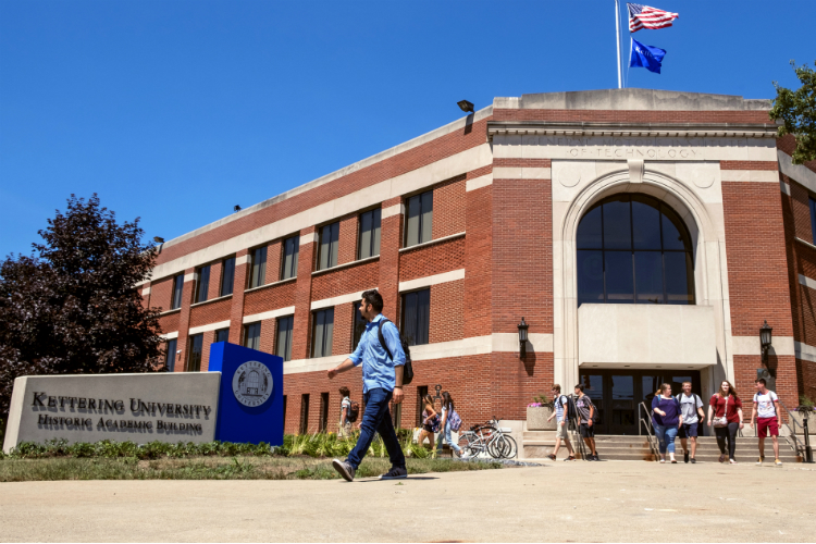 100 years after being founded, this original building remains the main academic building at Kettering University.