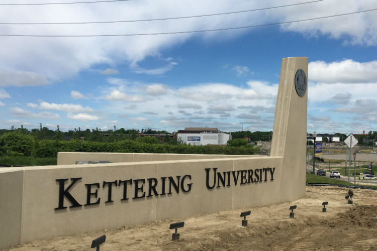 Kettering University is adding a new gateway to campus in addition to new and improved signage throughout campus. 