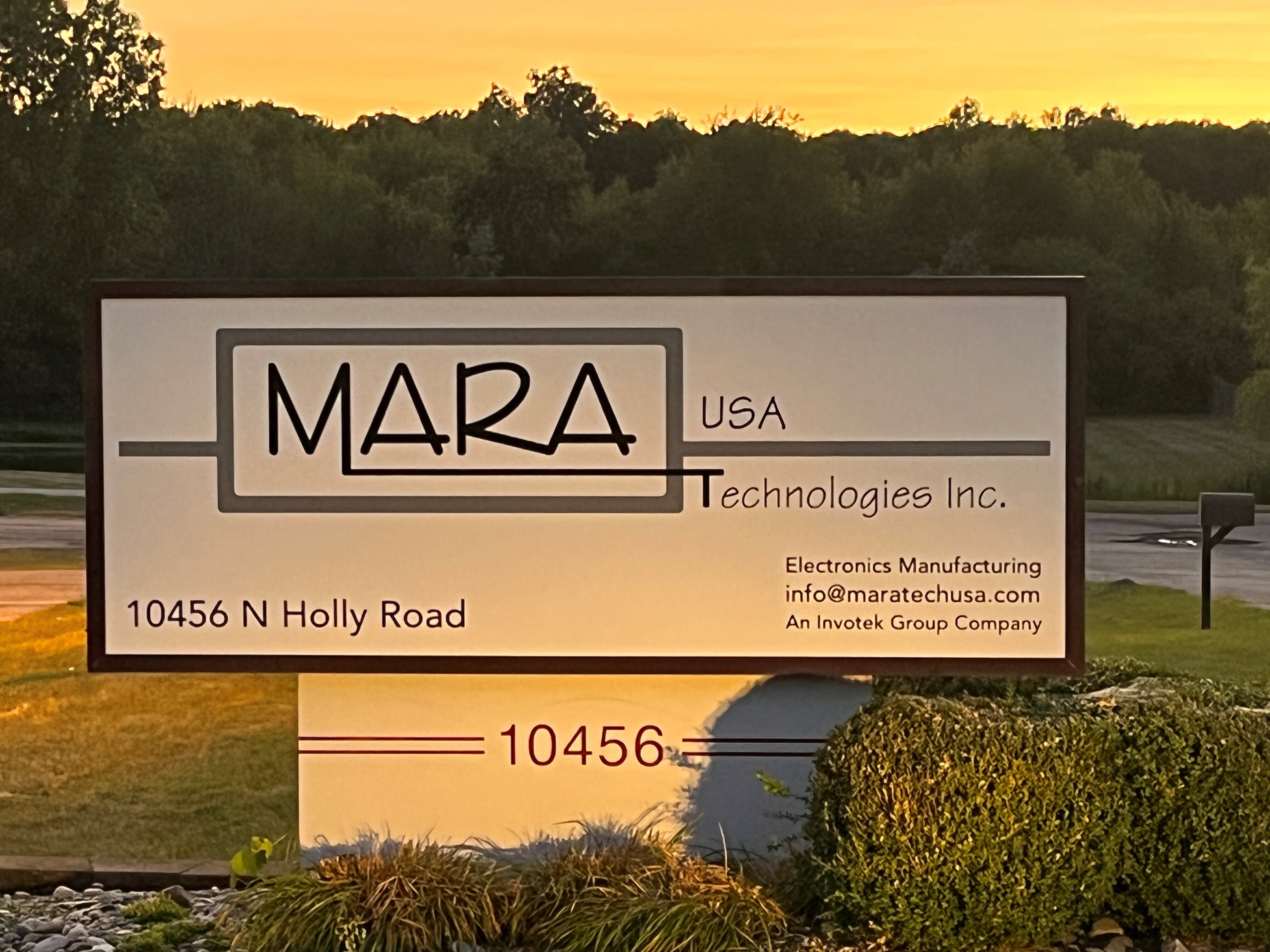 Located at 10456 N. Holly Road in Grand Blanc Township, Mara Technologies plans to fill nearly 300 jobs by March 2023.