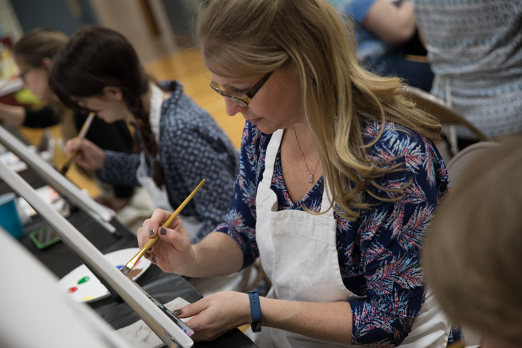 Paints, Chalices & Hues is a quickly expanding Flint-based painting party business started by Tamika Hicks because she didn't want to travel to have fun.