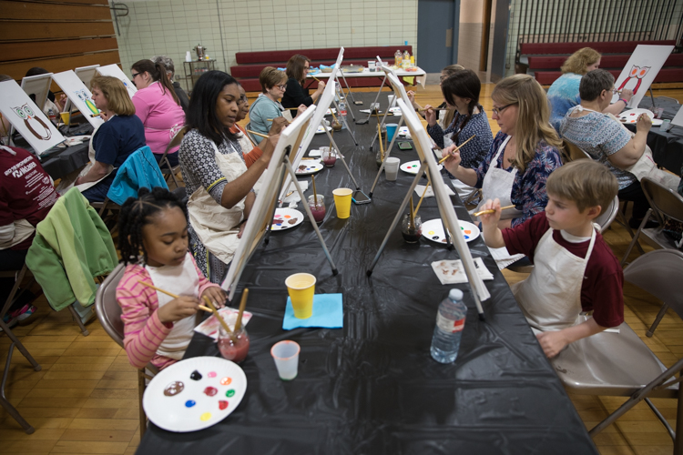 Paints, Chalices & Hues is a quickly expanding Flint-based painting party business started by Tamika Hicks because she didn't want to travel to have fun.