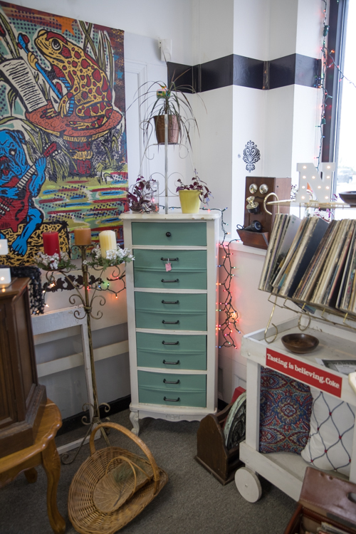 The Peace Barn is a consignment shop with a vintage feel located on Third Street in downtown Flint.