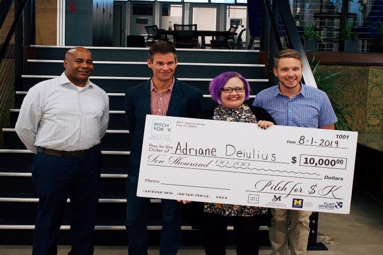 Adriane Deiulius, the owner of The Sugar Mermaid, was the first place winner of the first Pitch for $K competition in August 2019, taking home $10,000