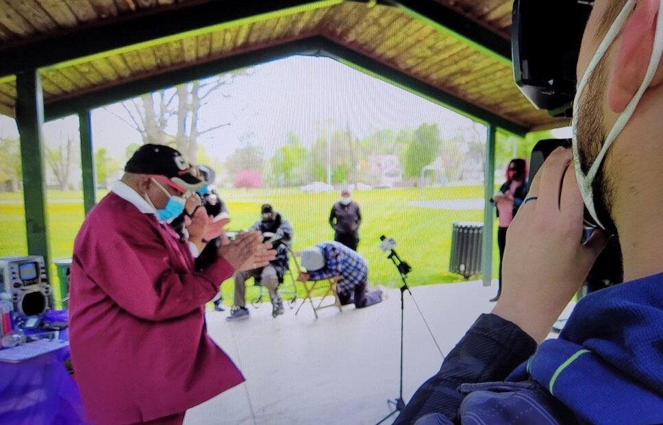 Community activists, faith leaders, and residents called for collaboration to help slow violent crime in Flint on May 1.