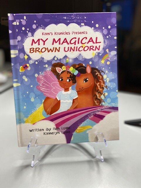 'My Magical Brown Unicorn' is available on Amazon.