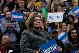 Over 1,000 people attended Bernie Sanders’ town hall on racial and economic injustice within Ballenger Field House, Saturday, March 7. 