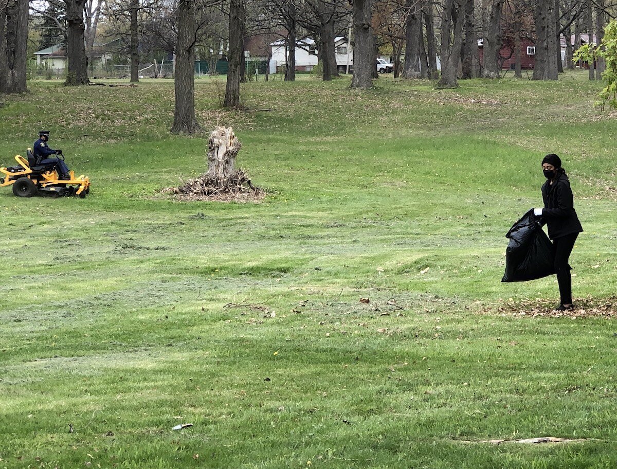 Law enforcement, businesses, residents, and other organizations worked together to clean up the Sarvis Park Neighborhood