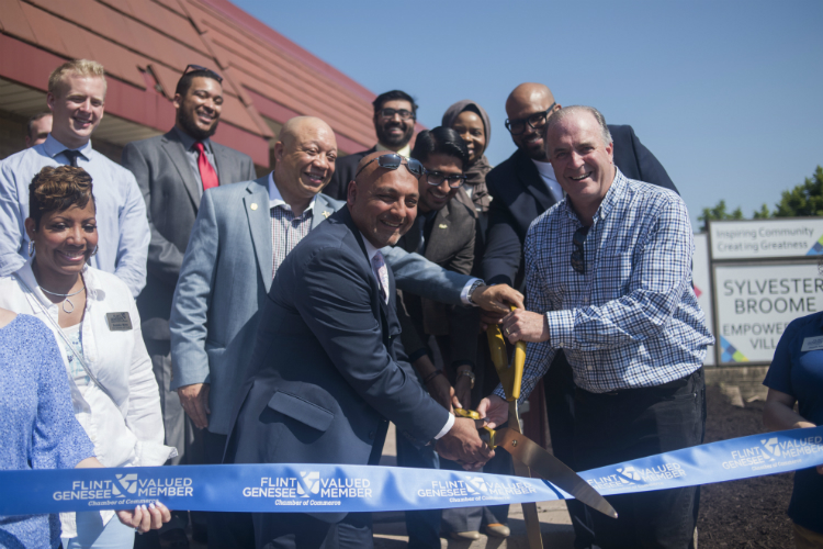 The ribbon cutting ceremony at Sylvester Broome Empowerment Village on Friday, June 29, 2018.