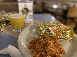 A meal at El Azteco West in Lansing. The restaurant partnered with NorthWest Initiative to feature only 100% organic juice with its kids' meals.