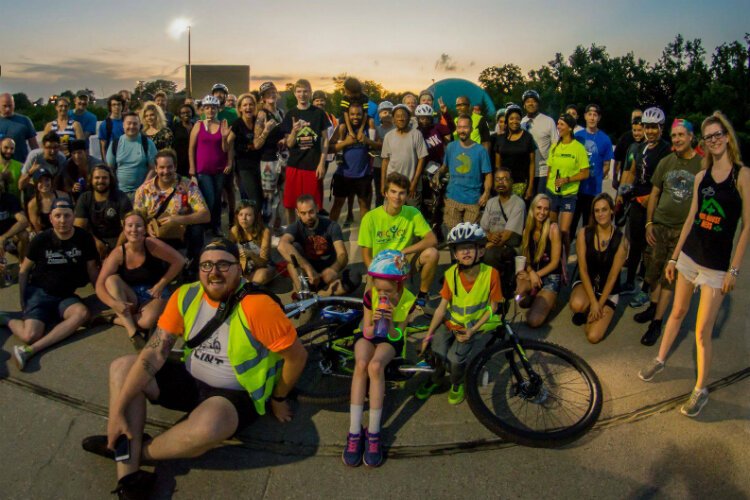 Social Cycling Flint hosts weekly evening rides in the spring, summer and fall. 
