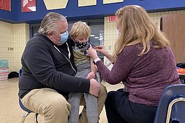 A children's vaccination event at the Ottawa County Department of Public Health.