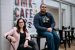 Dr. Tiffany Abrego, executive director of behavioral health at the Boys and Girls Club of Southeast Michigan and associate professor of psychology at Wayne State University, and Jeremiah Green, whose idea led to the Mentally Fit Program.
