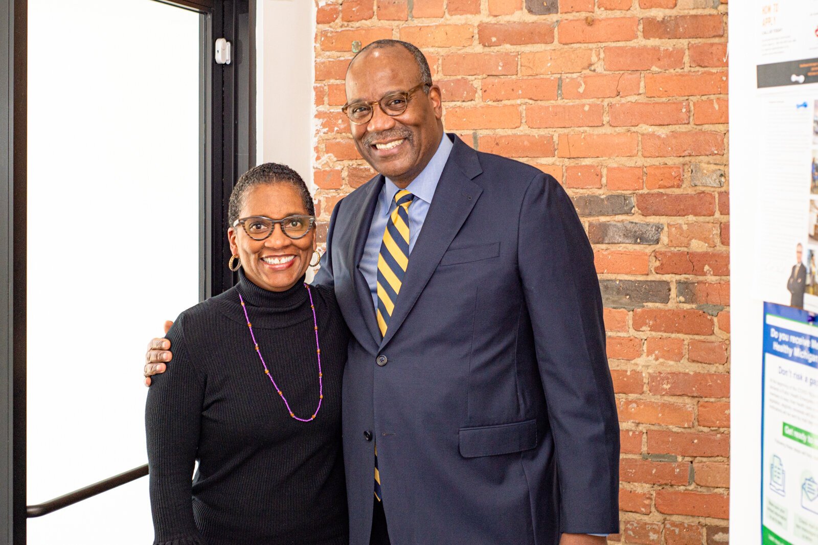 Dr. Lynn Todman and Dr. Willie Lawrence at the Center for Better Health and Wellness.