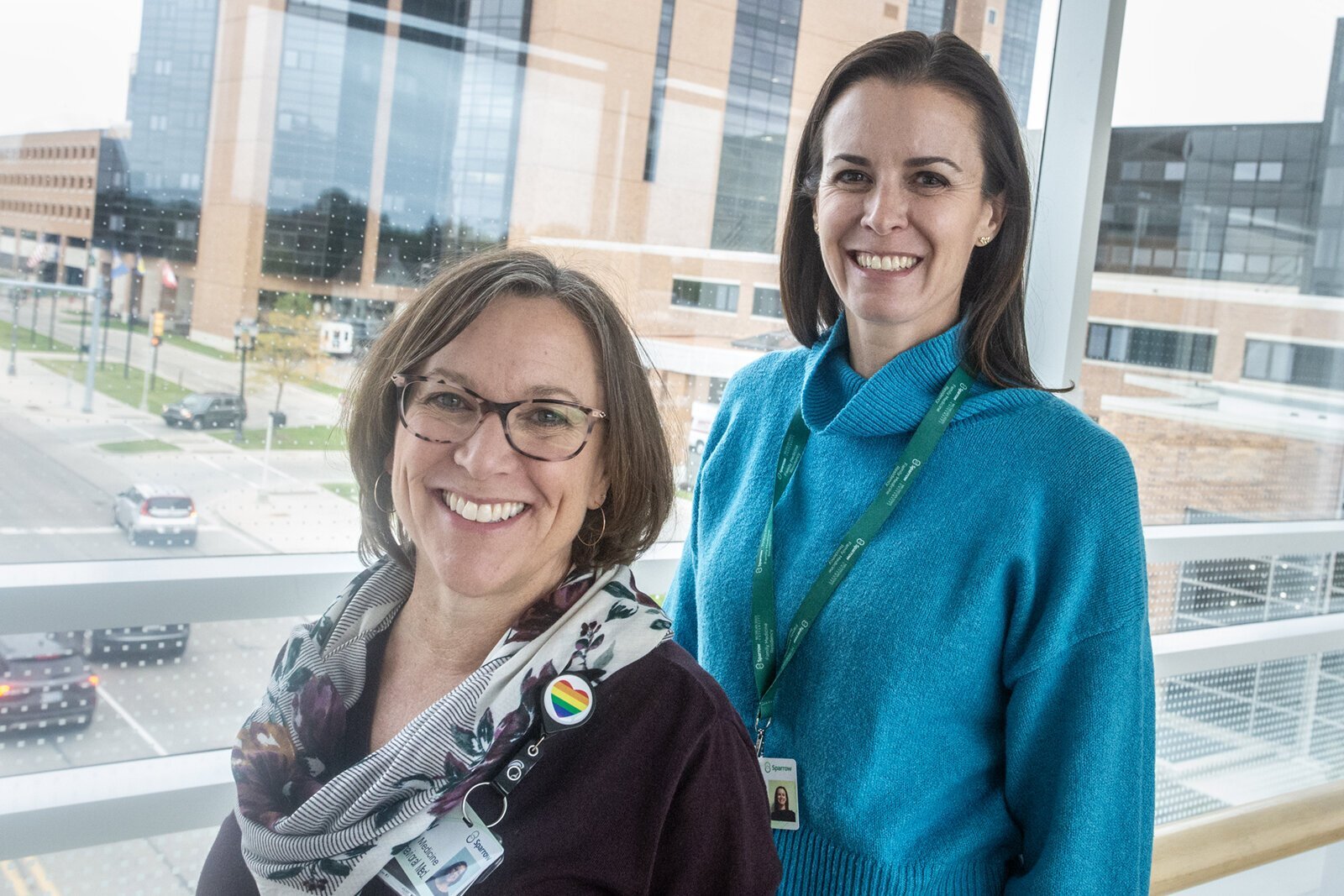 Amy Romain, program director of behavioral medicine, Sparrow Health System/MSU Family Medicine Residency, and Emalie Karp, Sparrow Health System/MSU Family Medicine Residency behavioral medicine faculty member.