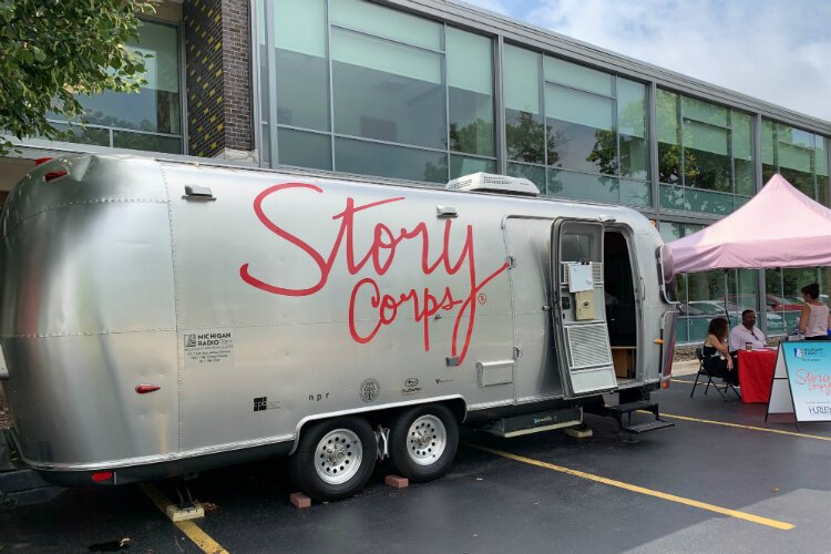 StoryCorps rolled into Flint on Aug. 6 and will remain at the Flint Institute of Arts through Sept. 4. 