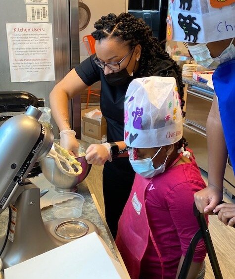 Kids in the 'Little Chefs' class learn some baking basics.