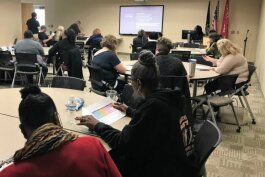 Flint & Genesee Chamber members attend a grant writing workshop. 