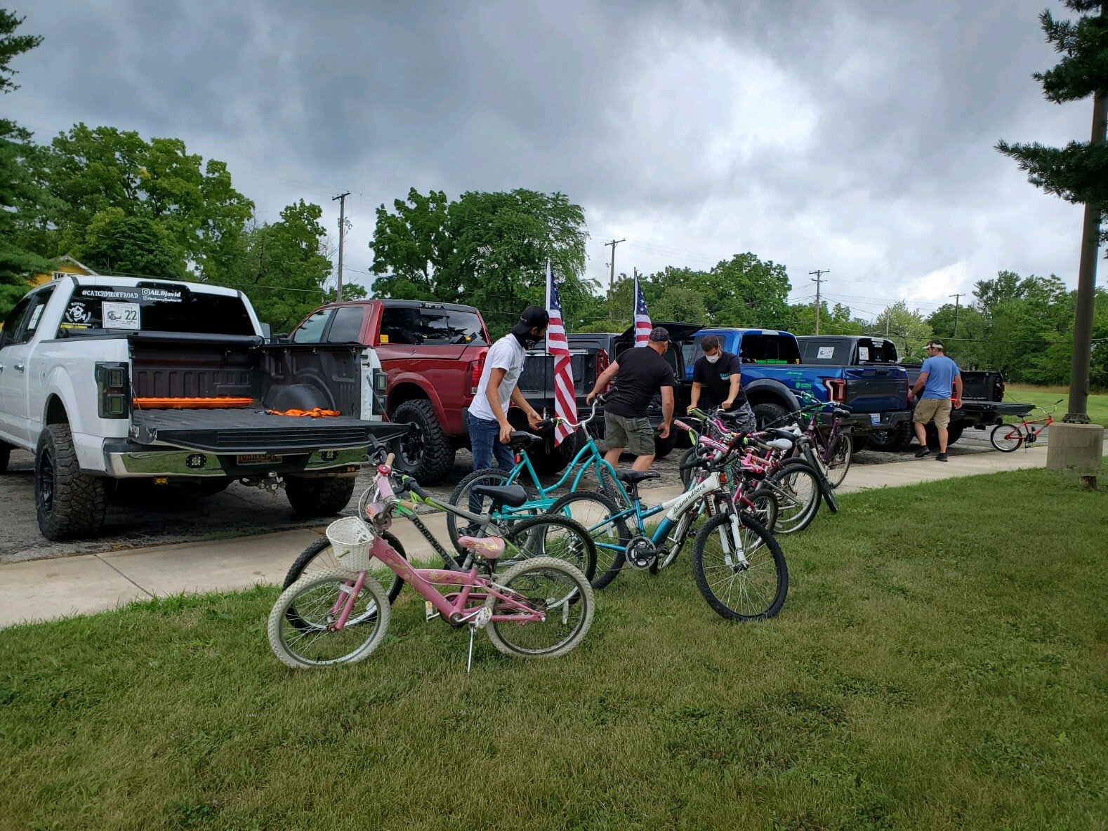 Midwest Offroad Expeditions donated bikes, games, and other items to Whaley Children's Center this summer.