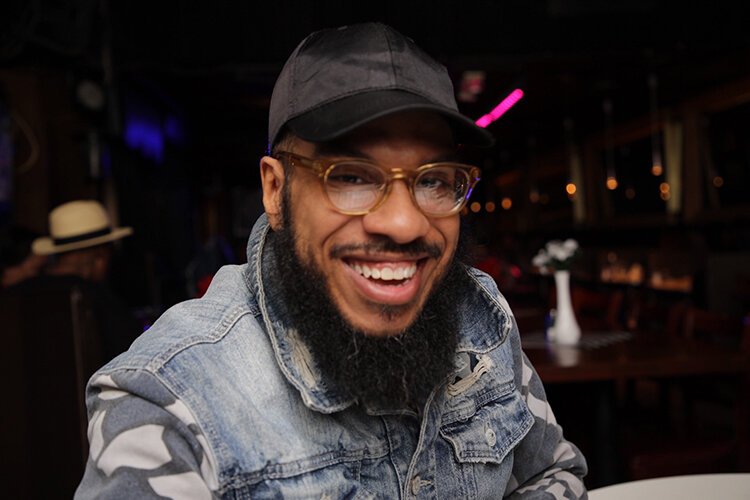 After spending 10 years in Detroit where his art career, he came back to Flint where he now lives and works as an interventionist for the Flint Cultural Center Academy.