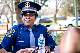 1st Lt. Yvonne Brantley talks serving the community and giving back.